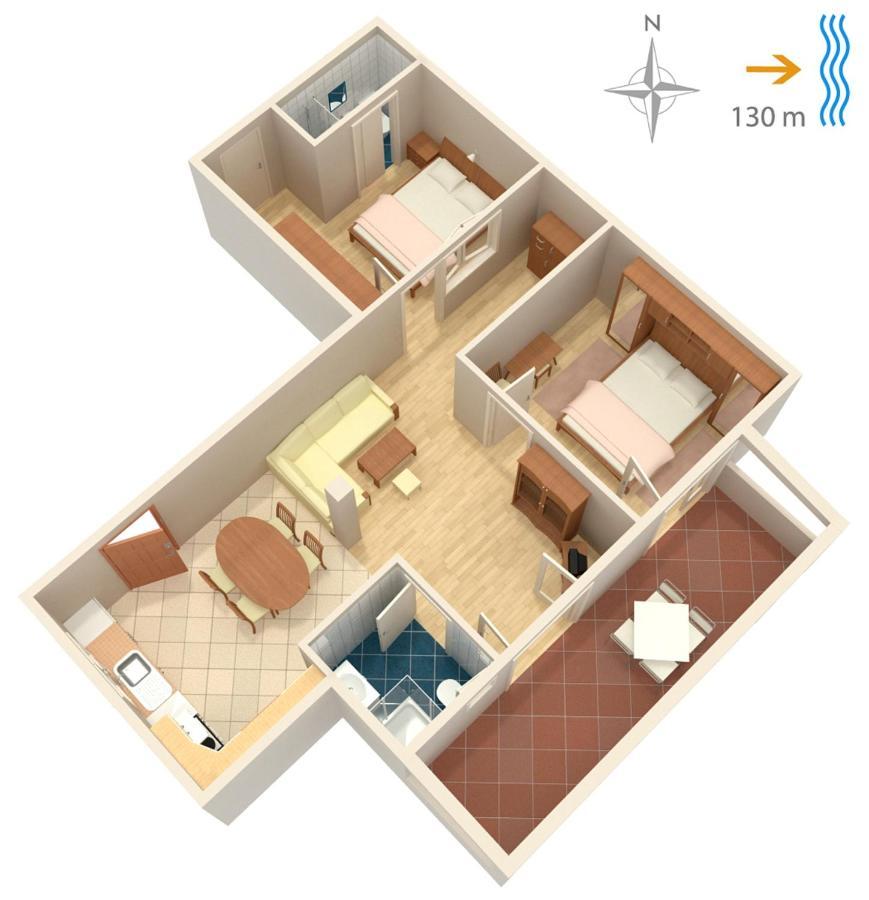 Apartment Supetarska Draga - Donja 2013B Buitenkant foto